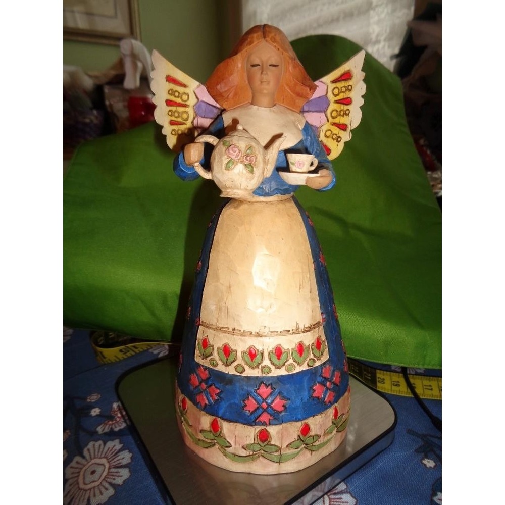 Jim Shore Heartwood Creek Angel of Hospitality Teapot